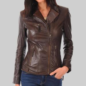 Hooded Bomber Leather Jacket