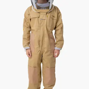 Khaki Poly Cotton Bee Suit