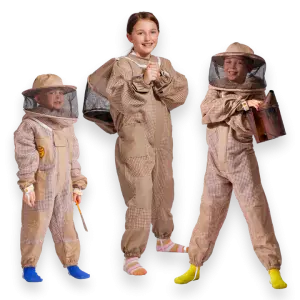 Khaki Super Cool Mesh Bee Suit 3 Layer