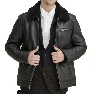 Suede Leather Trucker Jacket