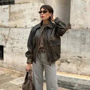 Lightweight Summer Leather Jacket